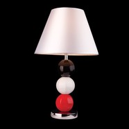 ​Настольная лампа с абажуром 7167 черный/белый/красный